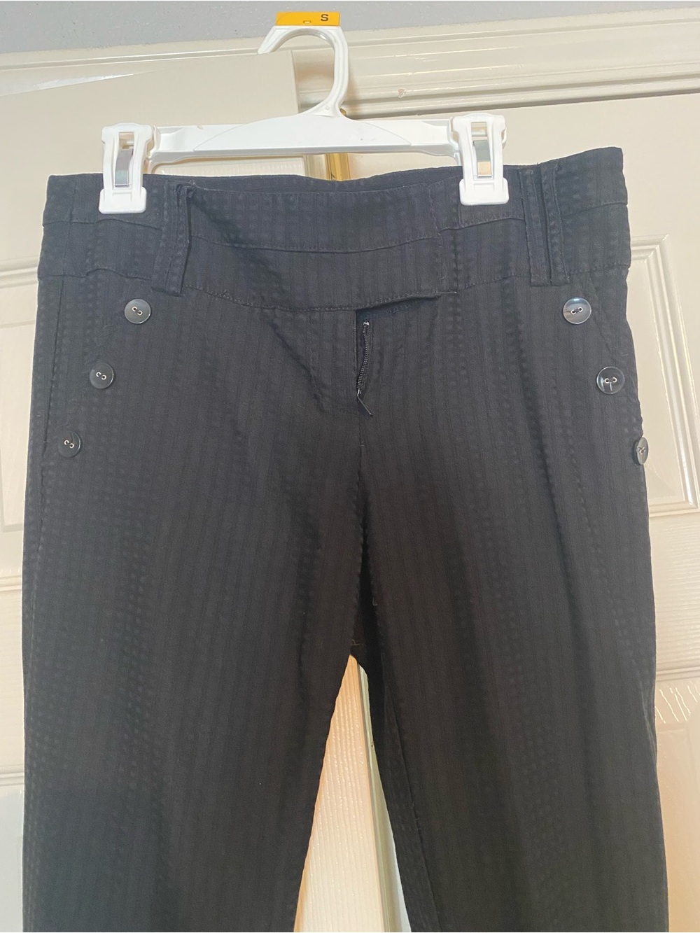 Joe B Black Button-Detail Dress Pants